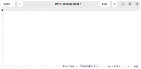 Gedit text editor